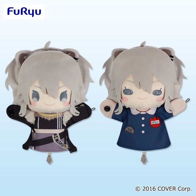 ホロライブプロダクション 獅白ぼたん パペットぬいぐるみのプライズ画像