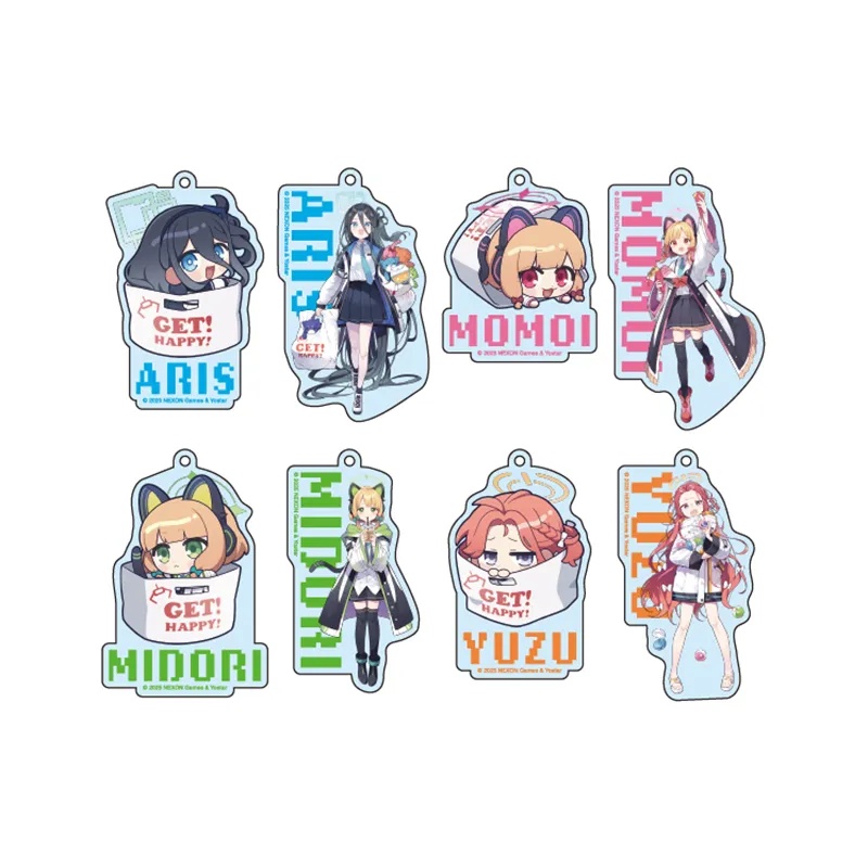 ブルーアーカイブ×タイトーステーション ～ゲームセンター潜入クエスト！～ アクリルキーホルダーの画像