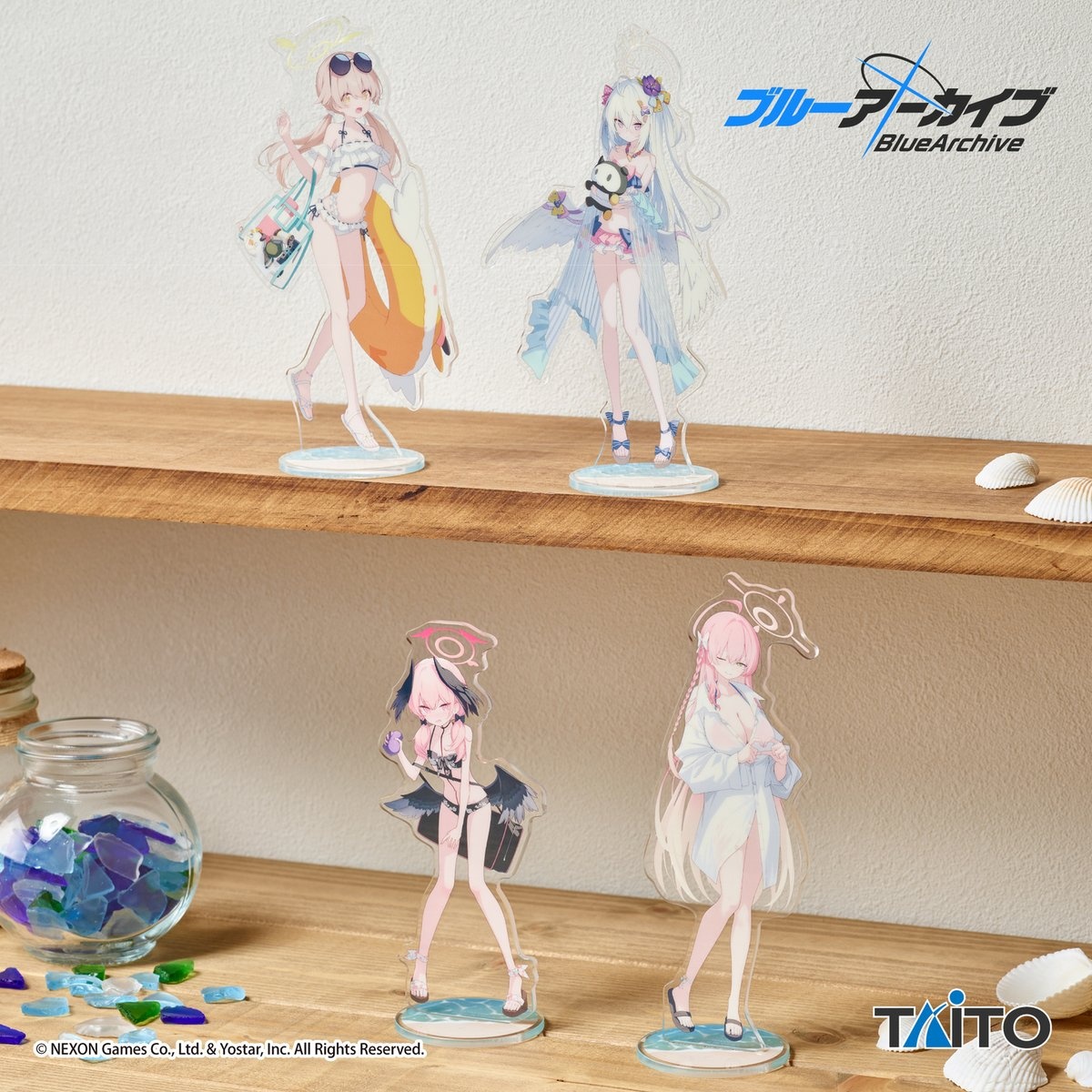 ブルーアーカイブ 描き下ろしアクリルスタンド 水着ver.の画像