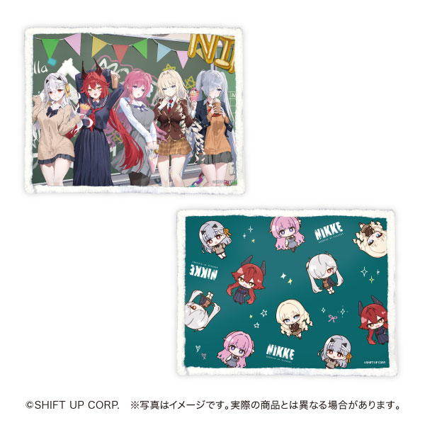 タイトーステーション×勝利の女神：NIKKE -青春Protocol- シープボアブランケットの画像