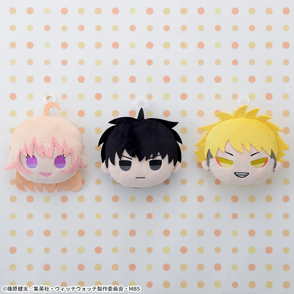 TVアニメ『ウィッチウォッチ』きゃらまる ぬいぐるみパスケースの画像