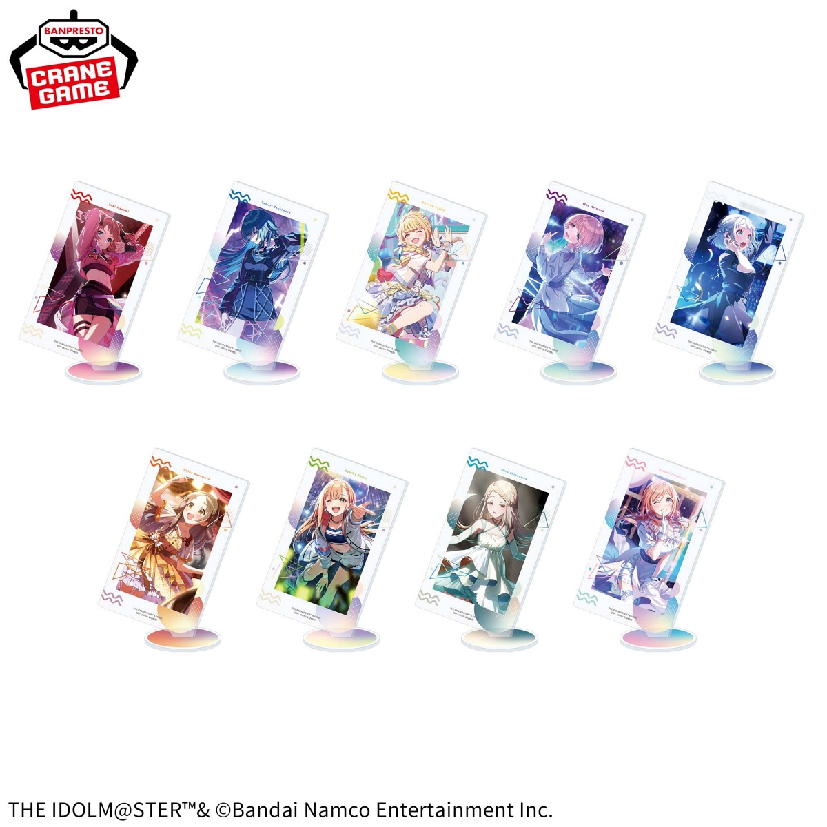 学園アイドルマスター スタンド付きアートアクリルフィギュアのプライズ画像
