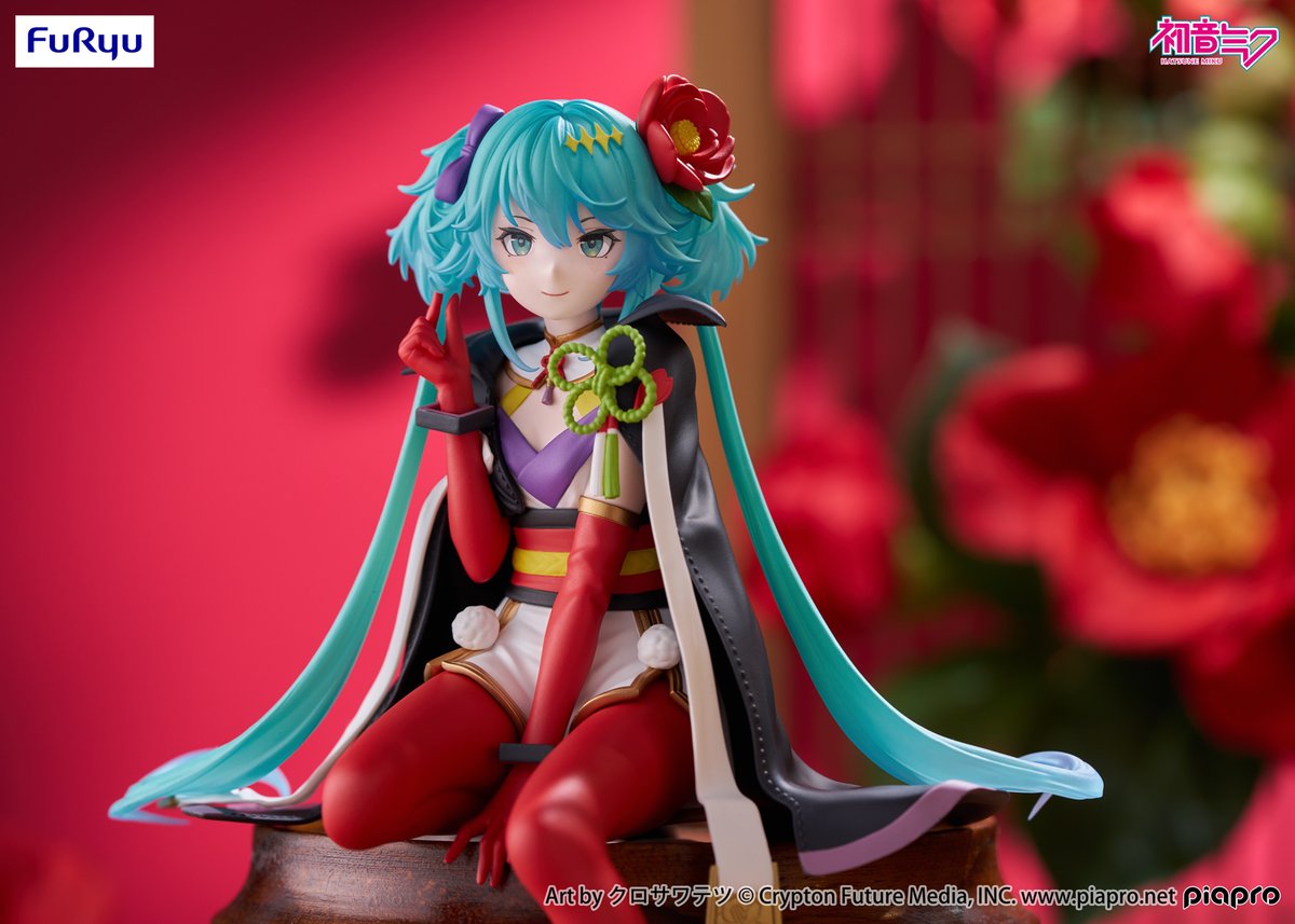 初音ミク ぬーどるストッパーフィギュア Flower Fairyー椿ーのプライズ画像