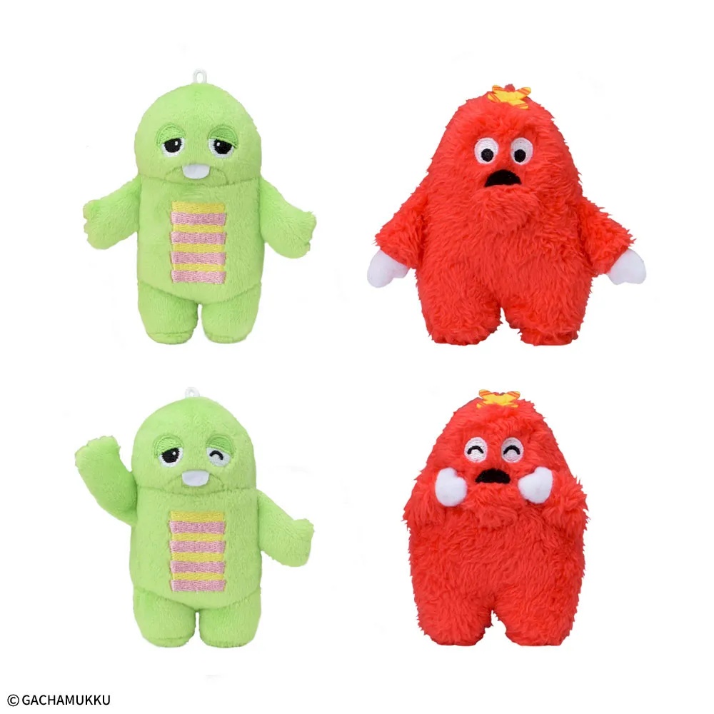 ガチャピン・ムック 「みんなともだちの日」 プチマスコットのプライズ画像