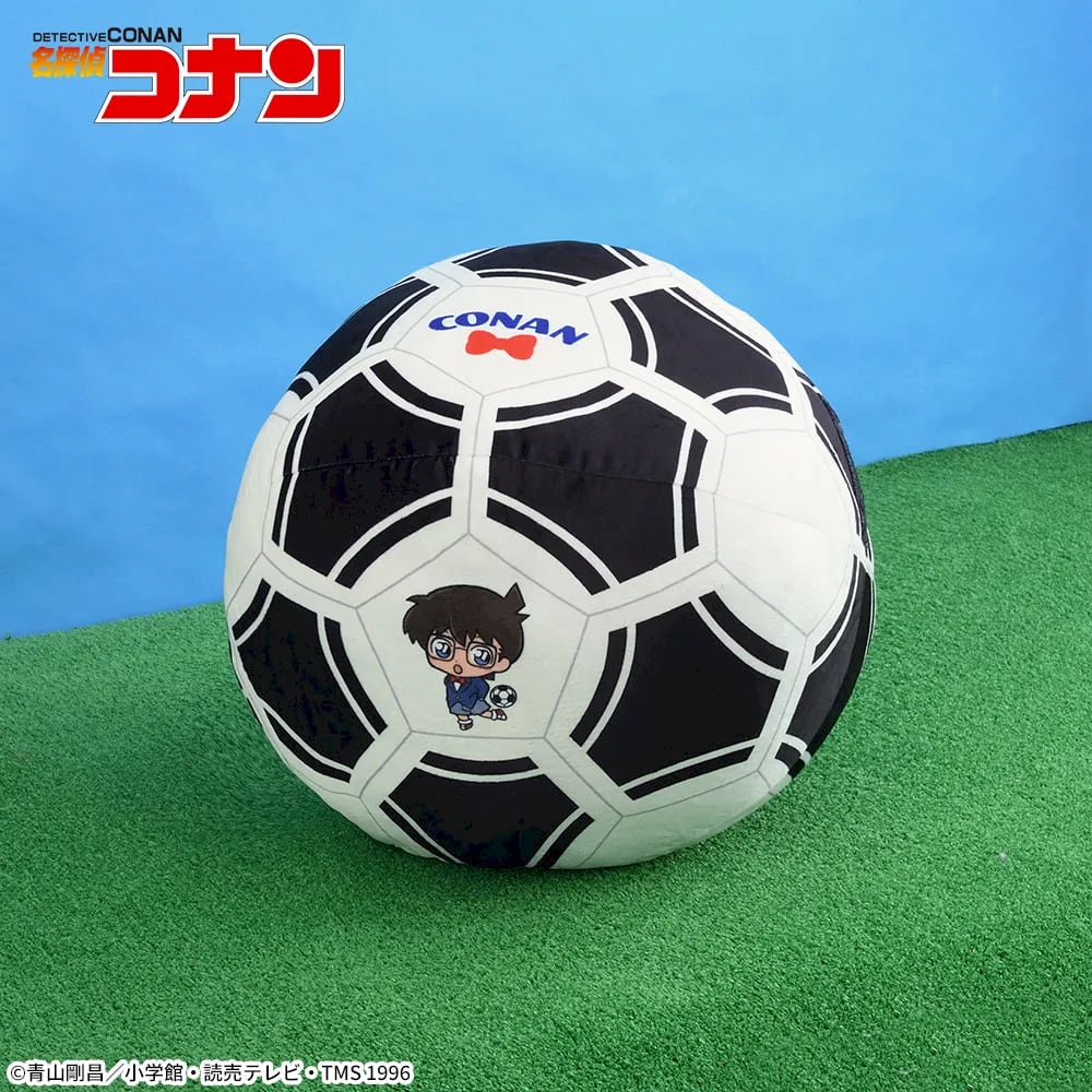 名探偵コナン スーパーギガザッカクッション“江戸川コナン”～サッカーボール～のプライズ画像