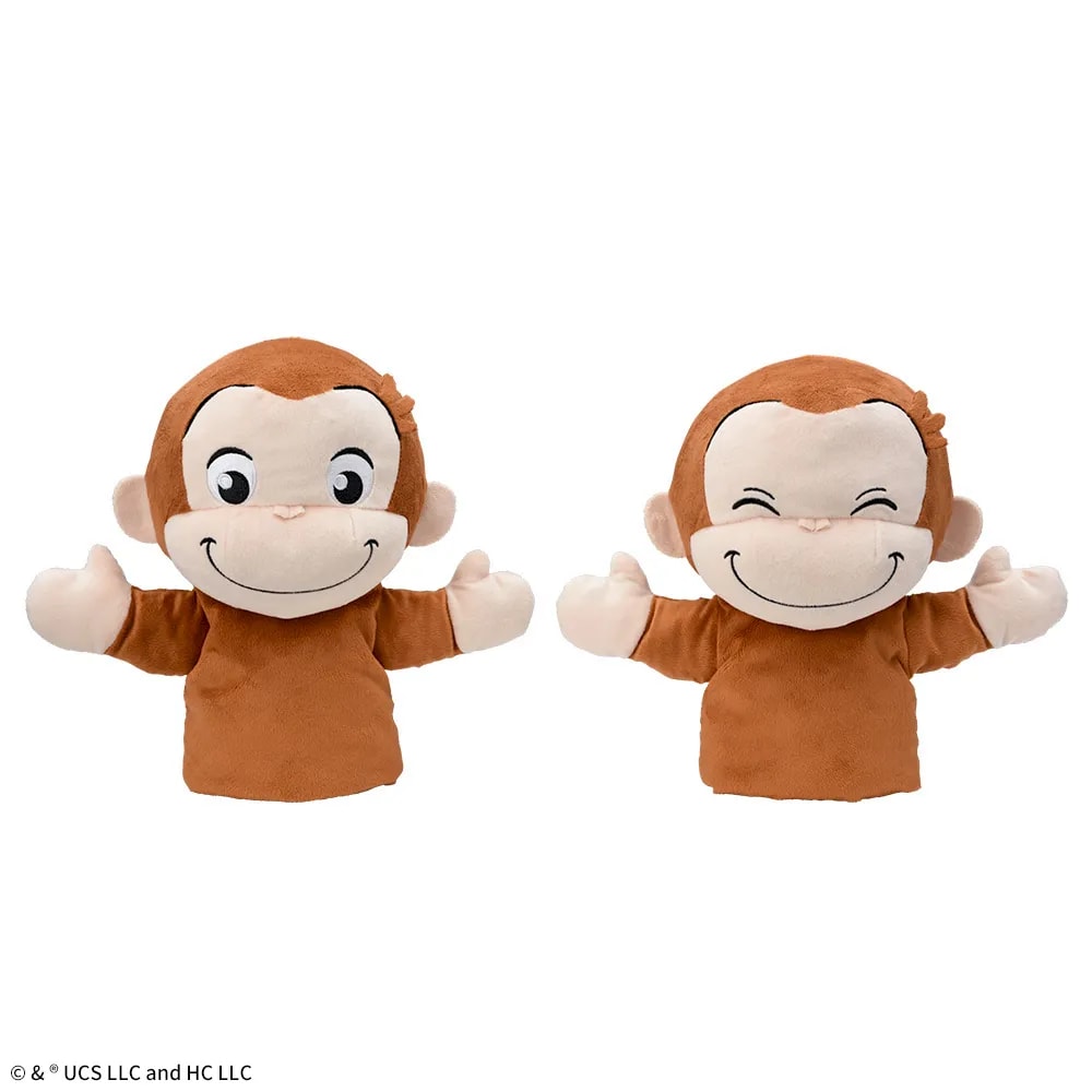 おさるのジョージ プラチナムザッカぽってりパペットのプライズ画像