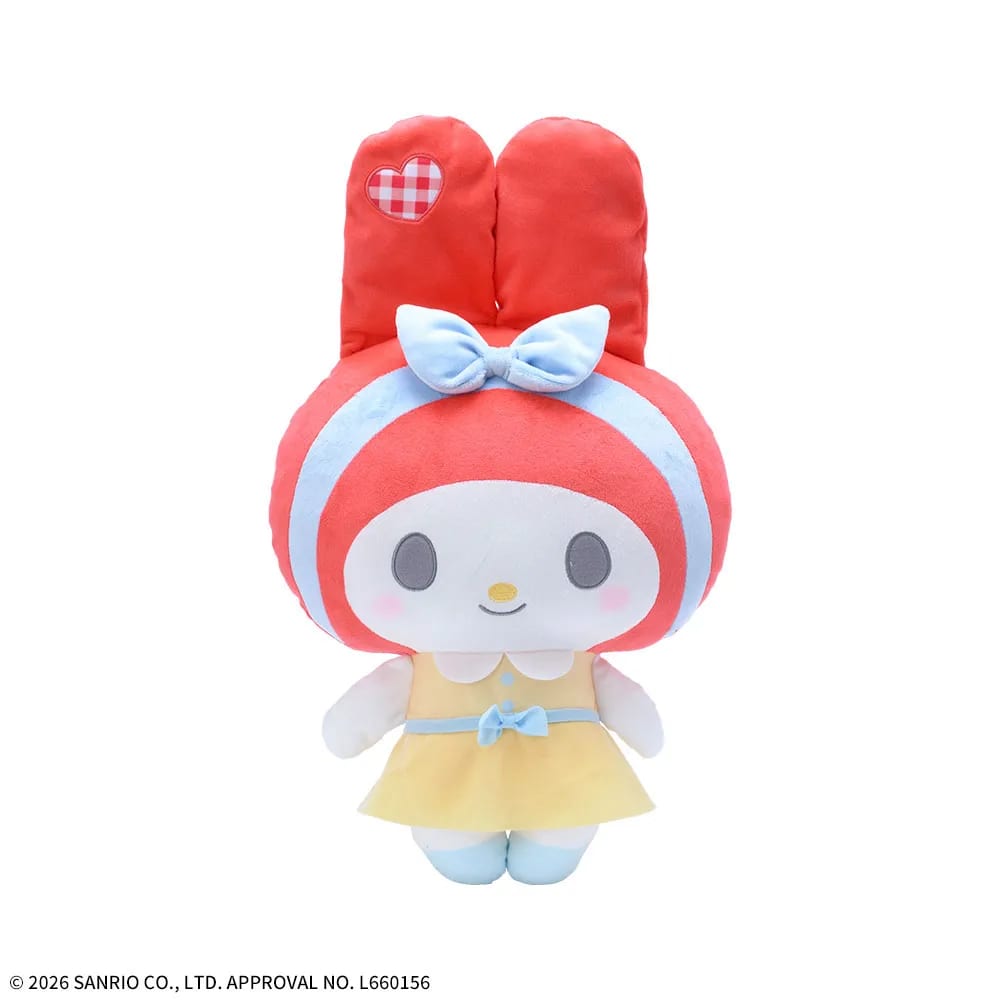 ゆるかわ サンリオキャラクターズ LLぬいぐるみ“マイメロディ” Spring Colorのプライズ画像