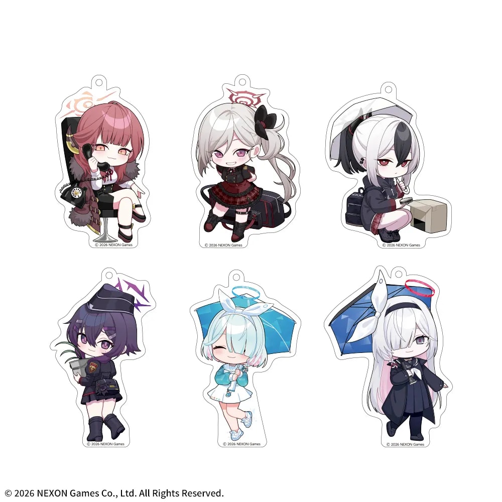 ブルーアーカイブ アクリルキーチェーンVol.2のプライズ画像