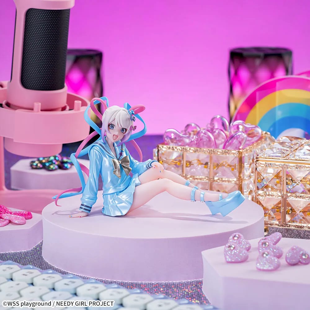 アニメ「NEEDY GIRL OVERDOSE」 ちょこのせ プレミアムフィギュア“超絶最かわてんしちゃん”のプライズ画像