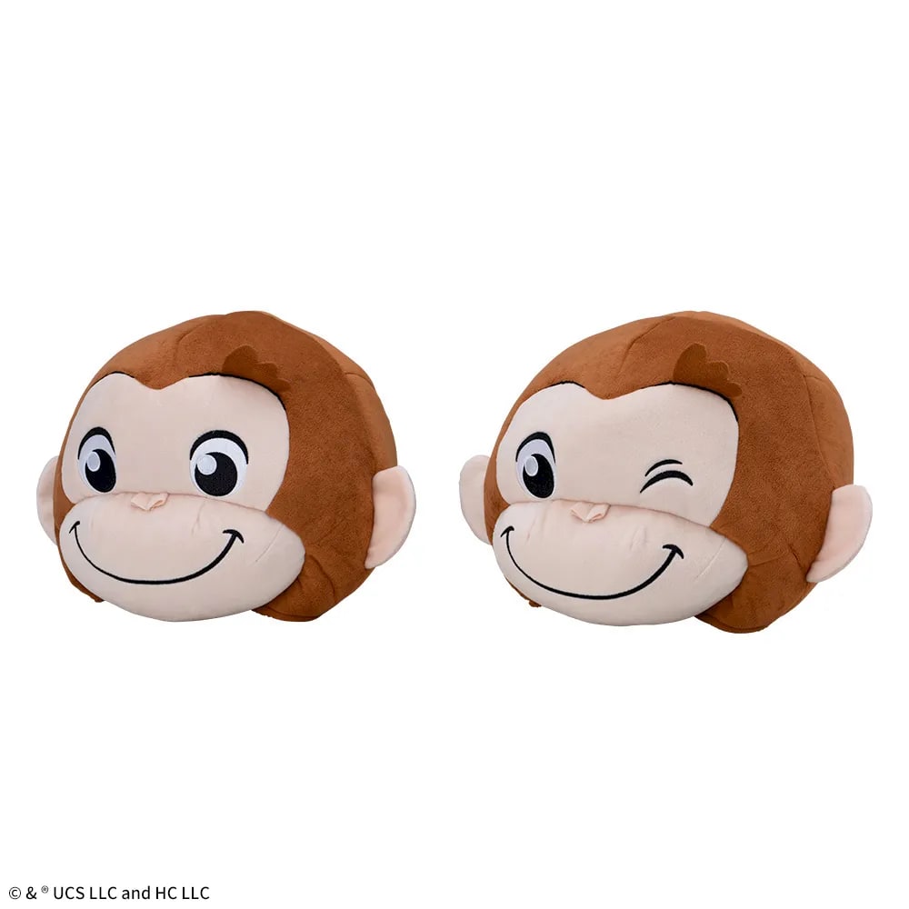 おさるのジョージ プラチナムザッカぬいぐるみ帽子のプライズ画像