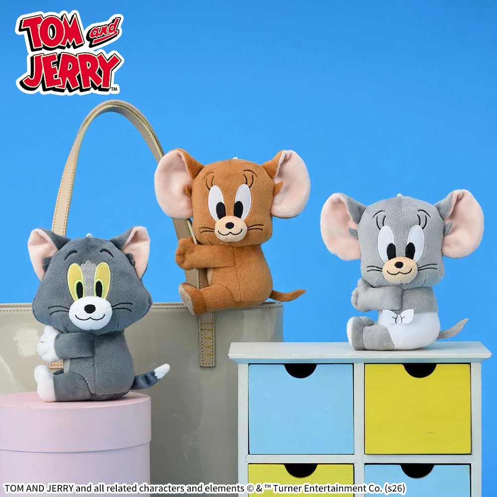 トムとジェリー くっつき ぬいぐるみのプライズ画像