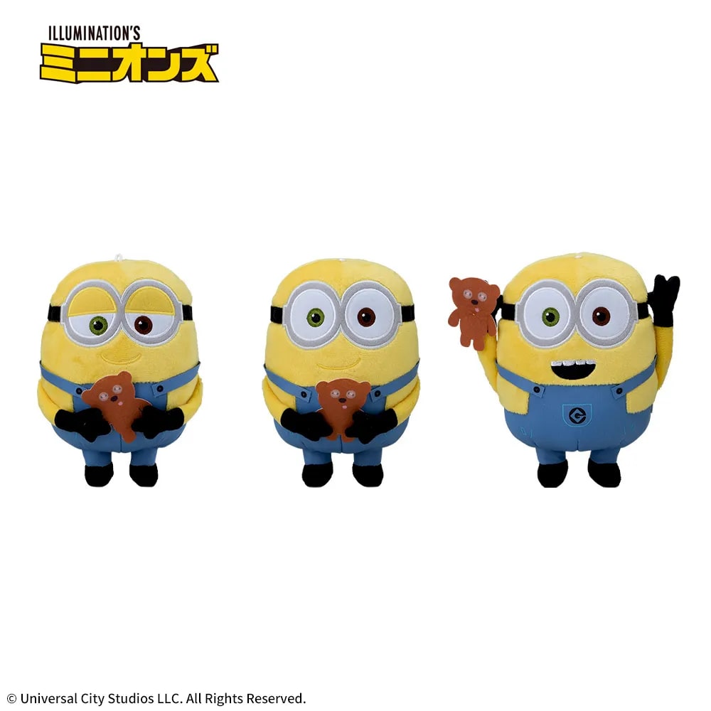 ミニオン ぬいぐるみ“ボブ&ティム” なかよしのプライズ画像
