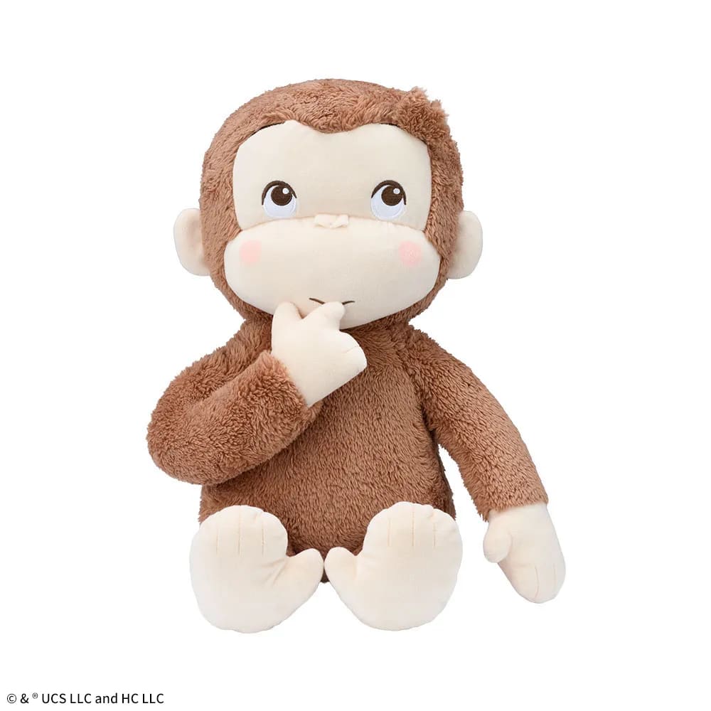 おさるのジョージ 赤いほっぺ LLぬいぐるみ あまえんぼうのプライズ画像