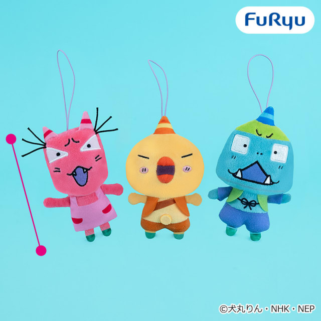 おじゃる丸 子鬼トリオマスコットのプライズ画像