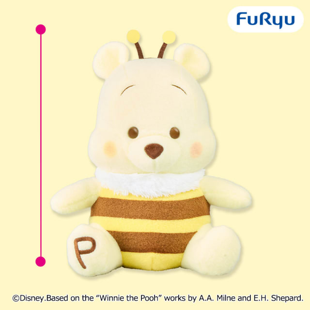 くまのプーさん ミルキーボア みつばち超BIGぬいぐるみのプライズ画像