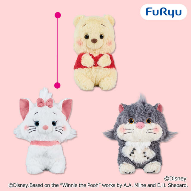 ディズニーキャラクター Aimery ぬいぐるみ～くまのプーさん・ディズニー マリー・ルシファー～のプライズ画像