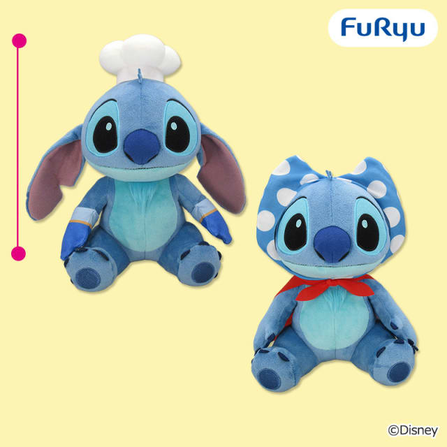 ディズニー スティッチ コック＆ヒーロースタイルBIGぬいぐるみのプライズ画像
