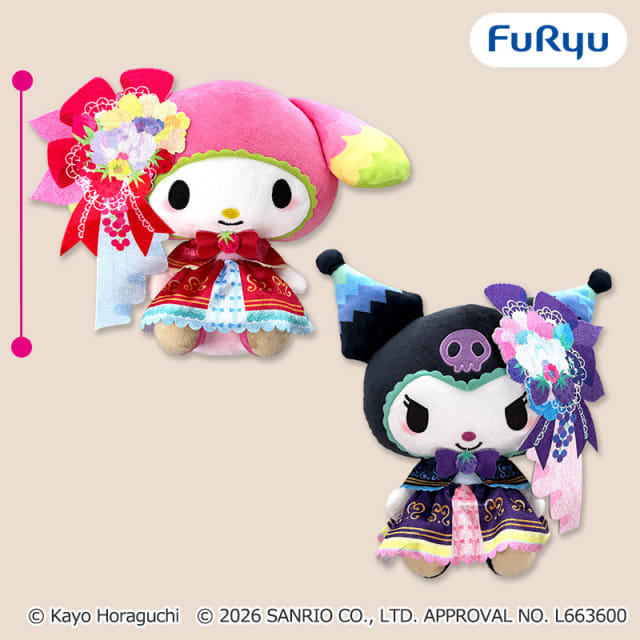 ホラグチカヨ×サンリオキャラクターズ BIGぬいぐるみのプライズ画像