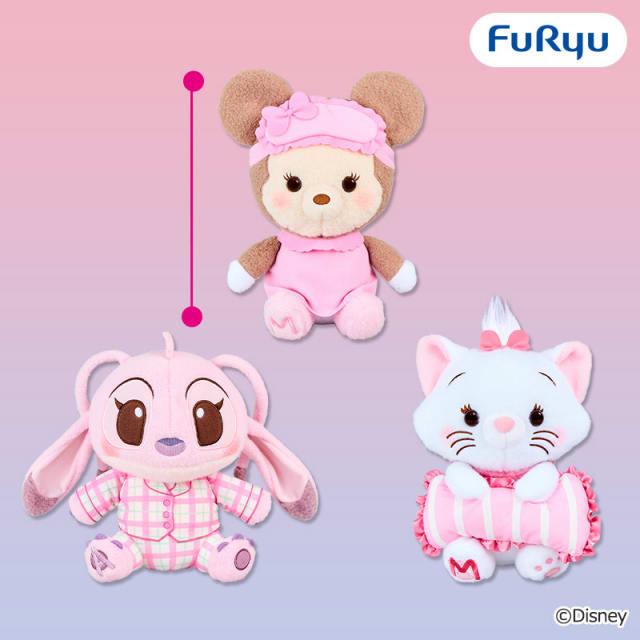 ディズニーキャラクター ミルキーボア おやすみピンクBIGぬいぐるみのプライズ画像