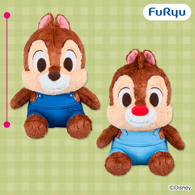チップ＆デール オーバーオールBIGぬいぐるみのプライズ画像