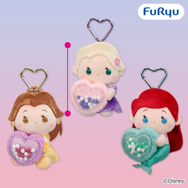 ディズニープリンセス クリアポフィ ぬいぐるみのプライズ画像