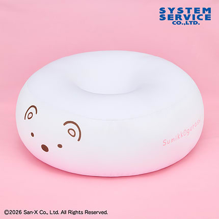 すみっコぐらし ビーズクッションXL プレミアムDX しろくまのプライズ画像