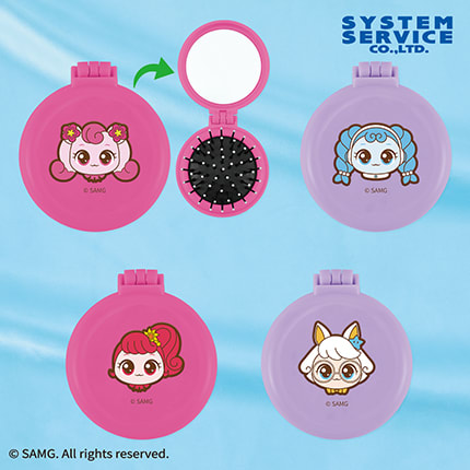 シークレット キャッチ！ティニピン 鏡付きミニブラシのプライズ画像