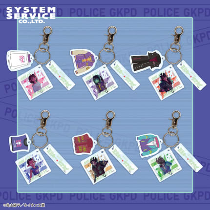 銀河特急 ミルキー☆サブウェイ アクリルキーホルダーのプライズ画像