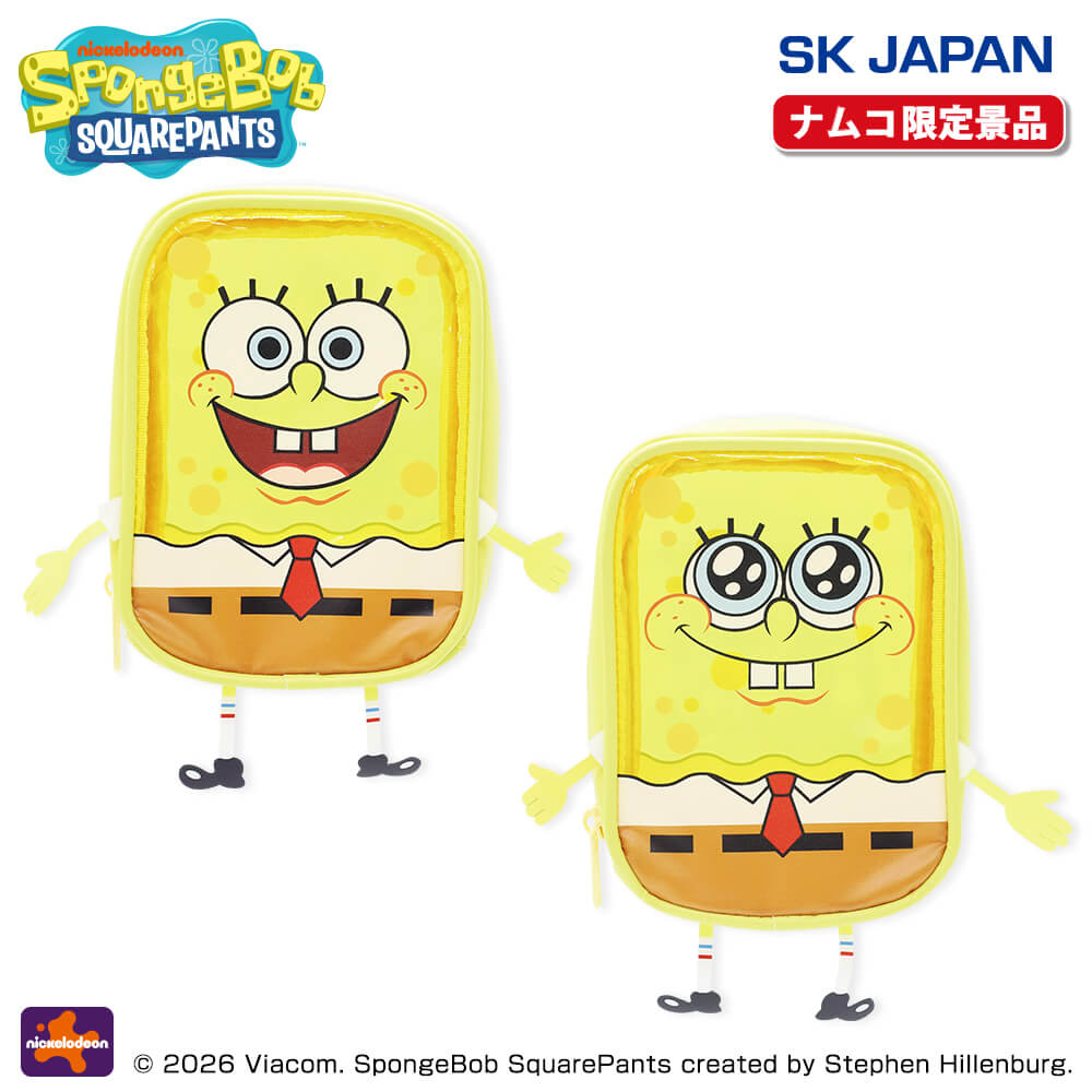 スポンジ・ボブ クリアダイカットポーチ【ナムコ限定】のプライズ画像