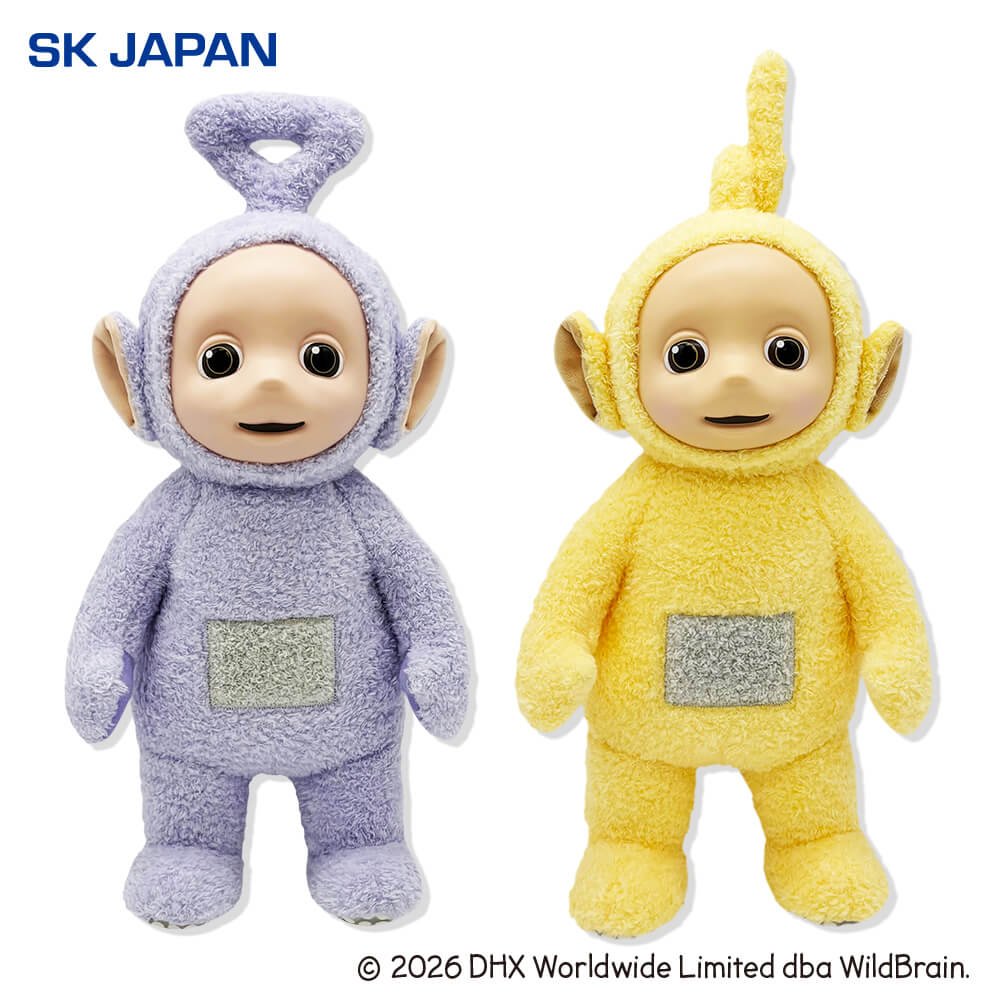 テレタビーズ パステルカラーBIGぬいぐるみ(ティンキー・ウィンキー/ラーラ)のプライズ画像