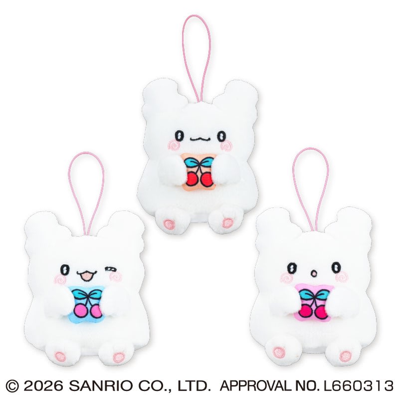 はなまるおばけ さくらんぼクッションマスコットなののプライズ画像