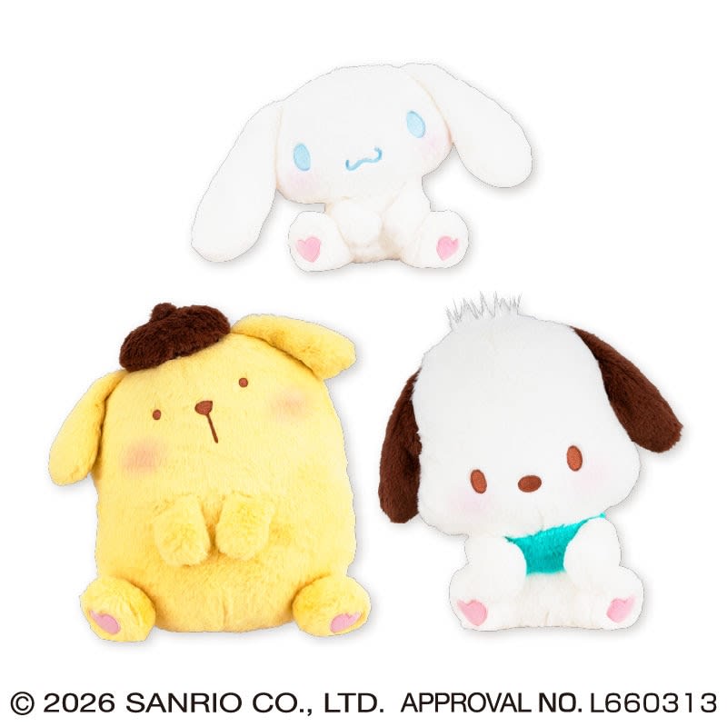 サンリオキャラクターズ ふんわりおすわりドールBIGタイプ2のプライズ画像