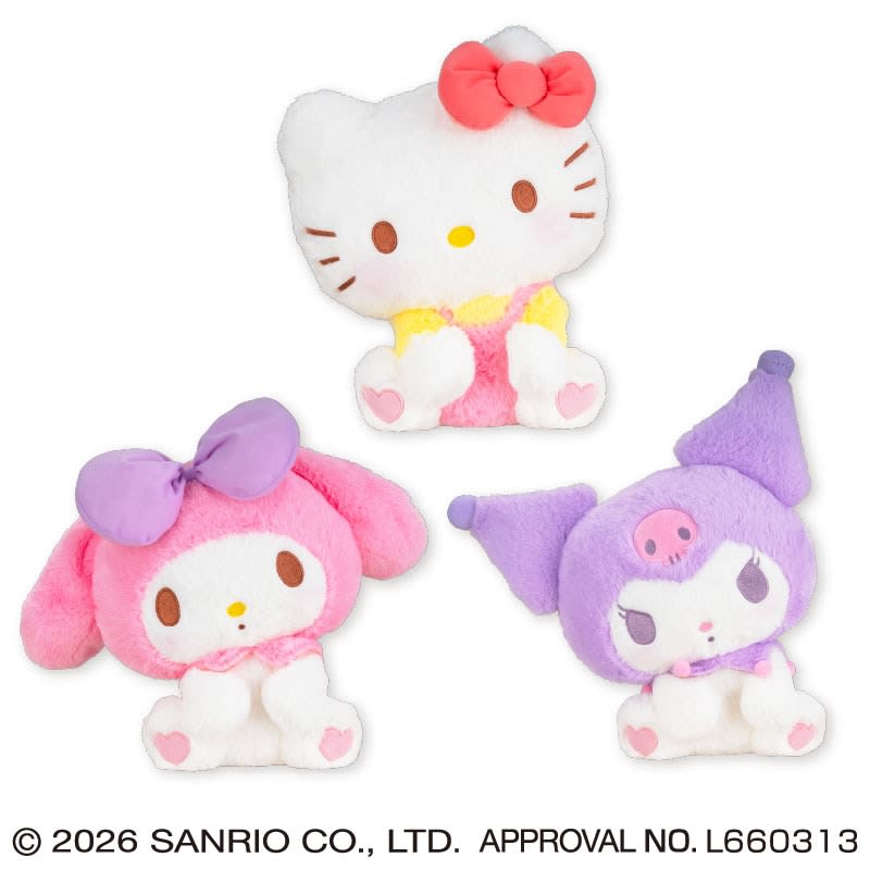 サンリオキャラクターズ ふんわりおすわりドールBIGタイプ1のプライズ画像