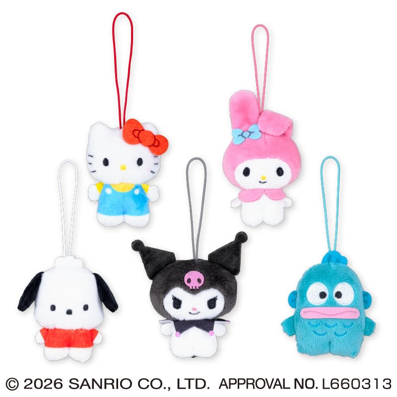 サンリオキャラクターズ スタンダードカラーミニミニたっちマスコットのプライズ画像