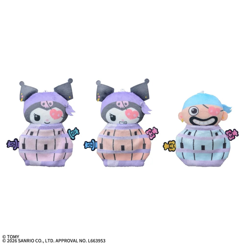 黒ひげ危機一発×クロミ Deco charmy マスコットのプライズ画像