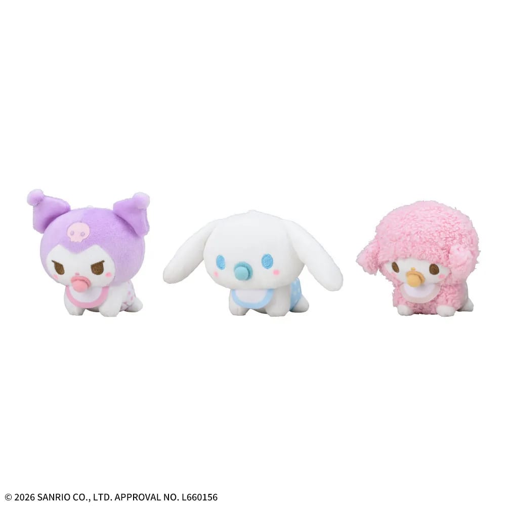 ゆるかわ サンリオキャラクターズ マスコット おむちゅのプライズ画像