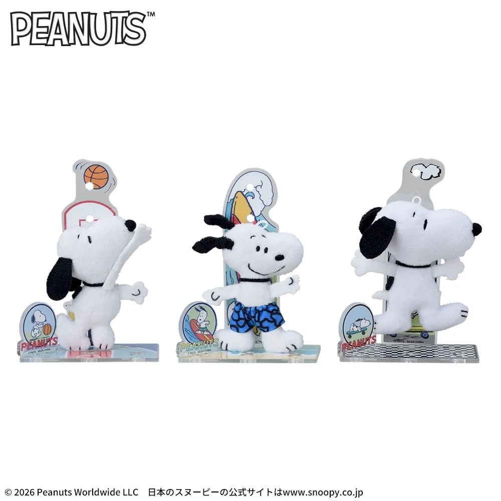 SNOOPY™ アクぬい For Amusement スポーツVer.のプライズ画像