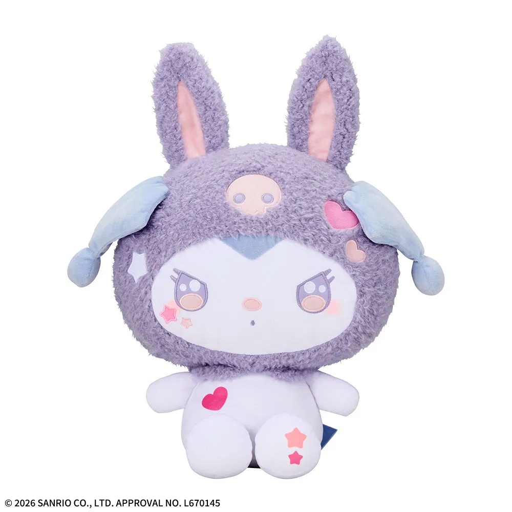 ゆるかわ サンリオキャラクターズ LLぬいぐるみ“クロミ” Patch Rabbitsのプライズ画像