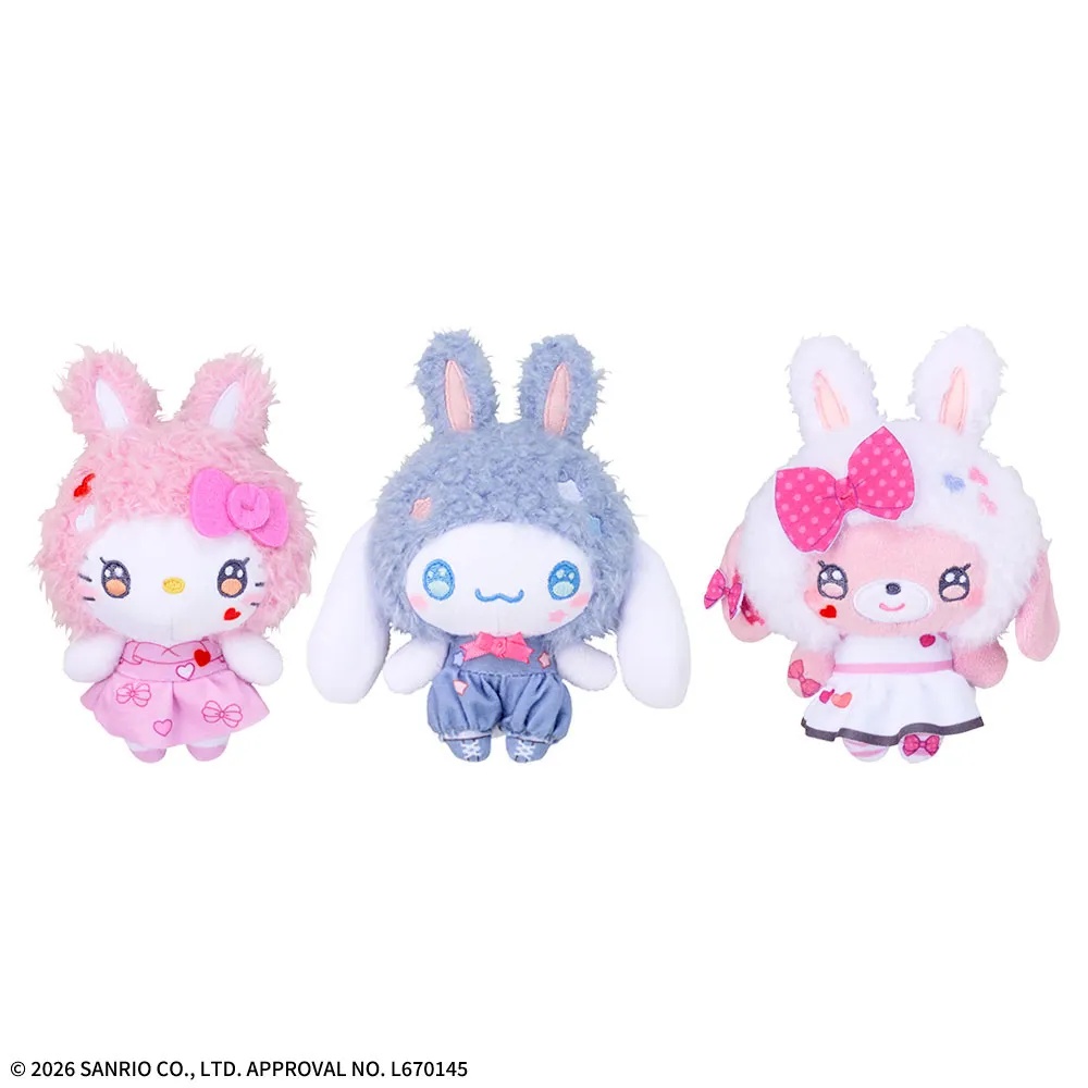 ゆるかわ サンリオキャラクターズ マスコット Patch Rabbits Vol.2のプライズ画像