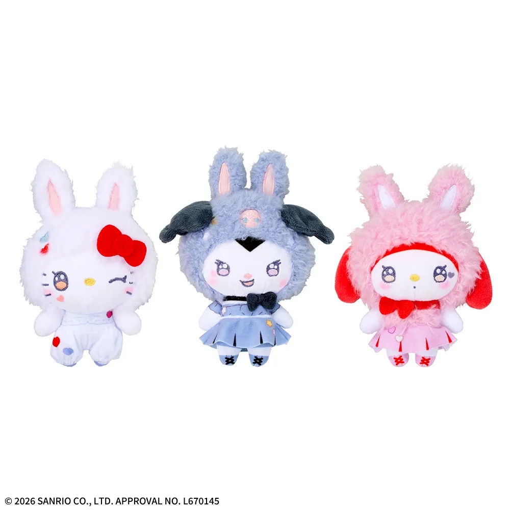 ゆるかわ サンリオキャラクターズ マスコット Patch Rabbits Vol.1のプライズ画像