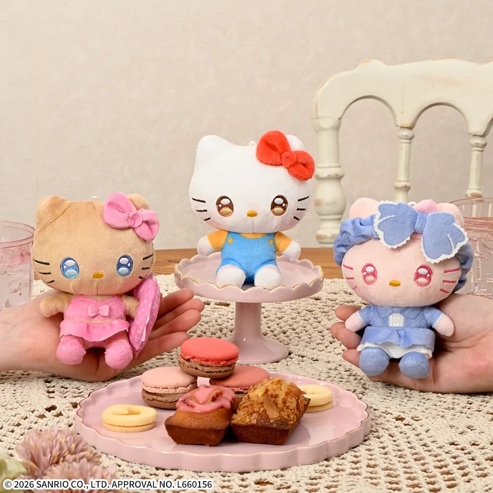 ゆるかわ サンリオキャラクターズ あいぬい ミニぬいぐるみ“ハローキティ”のプライズ画像