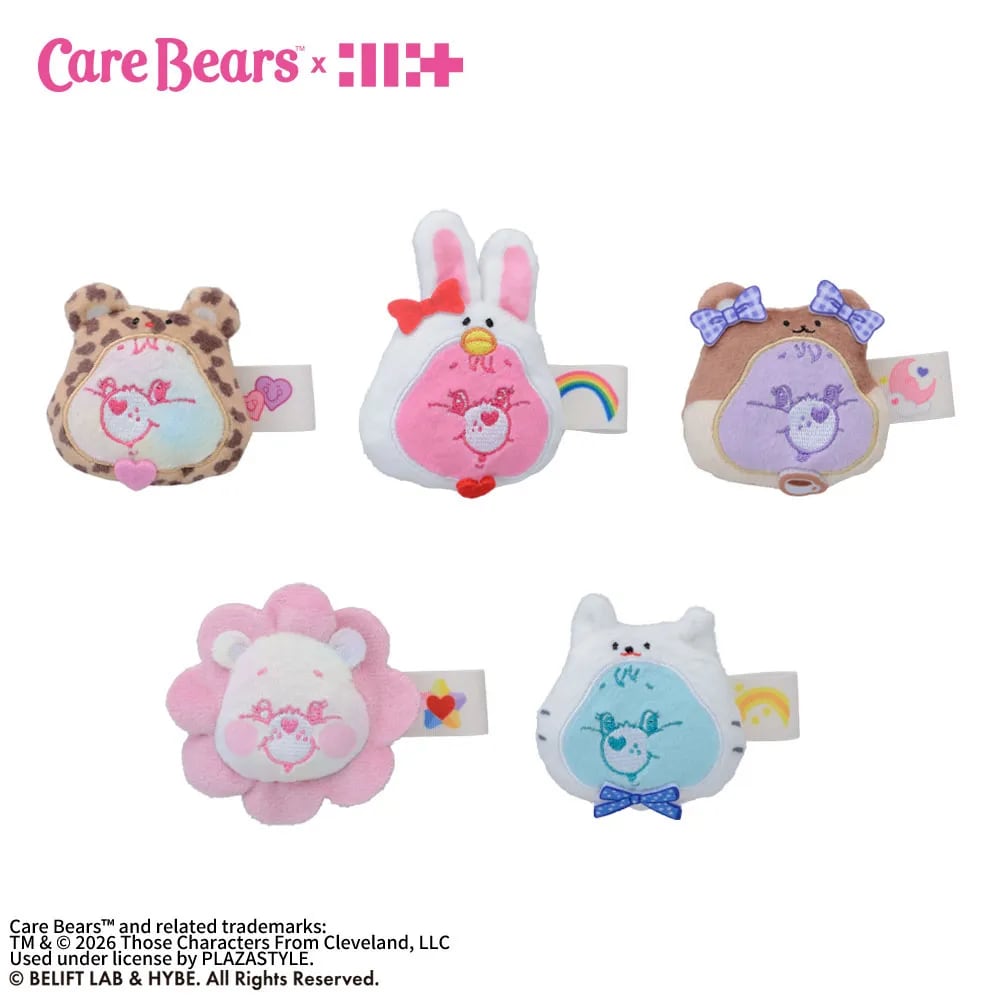 Care Bears™ × ILLIT マスコットヘアクリップのプライズ画像