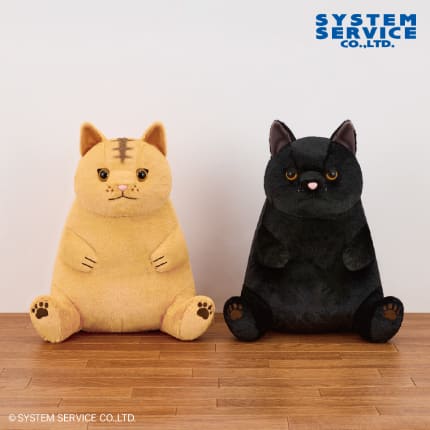 FANS ぽっちゃりぬいぐるみXL～ねこ～のプライズ画像