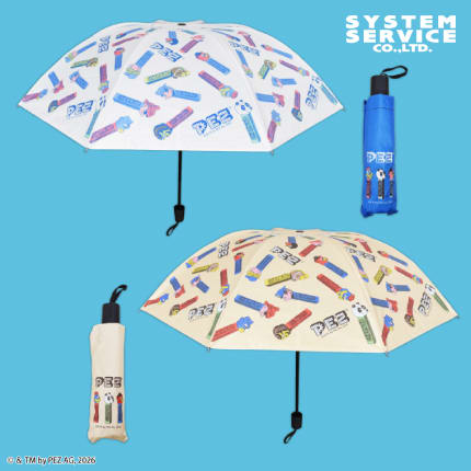 PEZ 晴雨兼用折りたたみ傘のプライズ画像