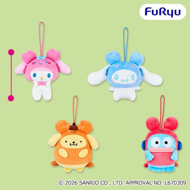サンリオキャラクターズ カニエビマスコットのプライズ画像