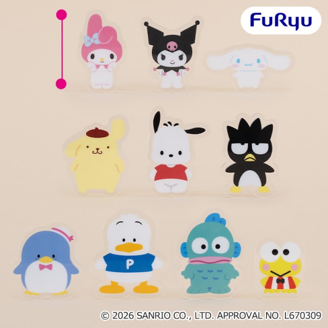 サンリオキャラクターズ ミニアクリルブロックのプライズ画像
