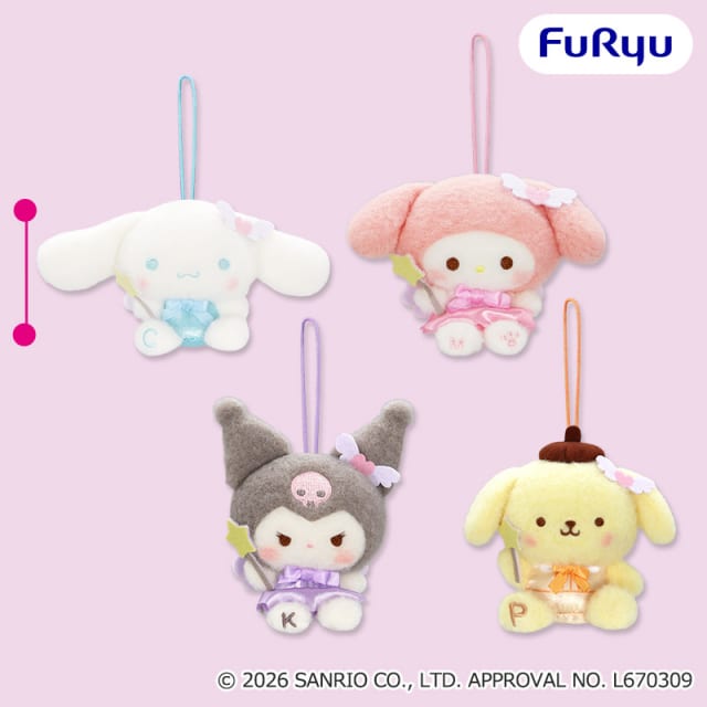 サンリオキャラクターズ ミルキーボア エンジェルマスコットのプライズ画像