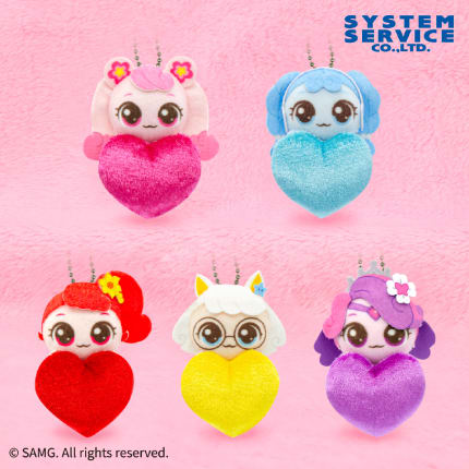 シークレット キャッチ！ティニピン キラキラハート マスコットキーチェーンのプライズ画像