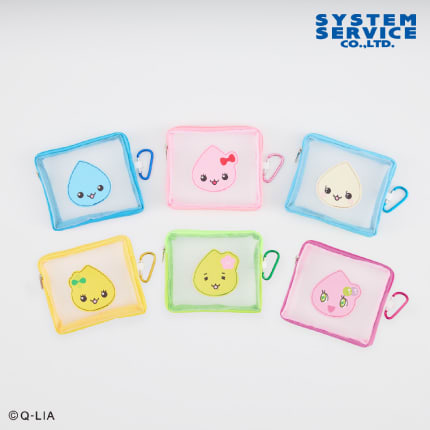 しずくちゃん カラビナ付きメッシュポーチのプライズ画像