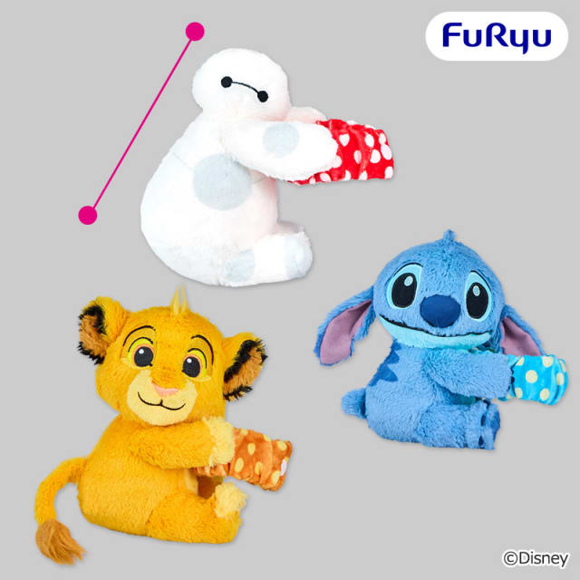 ディズニーキャラクター ぬいぐるみシュシュバンドのプライズ画像